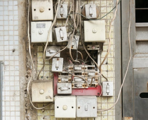 Old electrical equipment